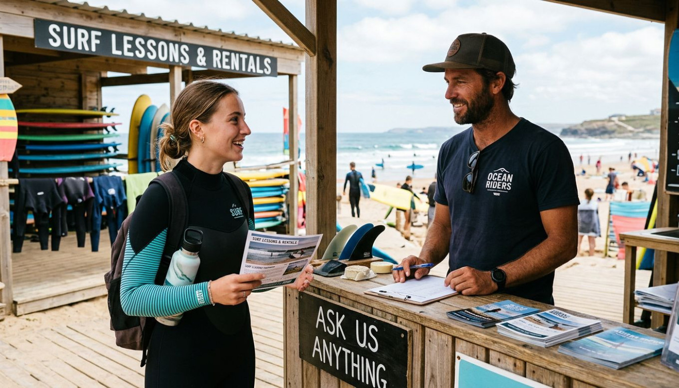 Oserez-vous demander conseil lors de votre prochain contact avec une école de surf ?